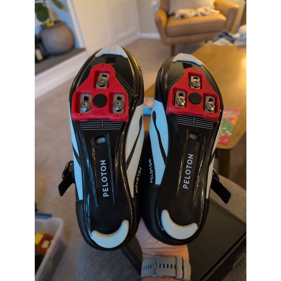 Perfect Peloton cycling shoes with look delta cleats and box EU 40 US women's 9 - Picture 6 of 7